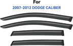 Window Visors Rain Guards for 2007-2012 Dodge Caliber, Out-Channel Window Vent - Image 2