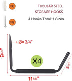 Wintek Heavy Duty Giant Arm Hang-It-All Wall Mount Storage Hook Rack - Image 2