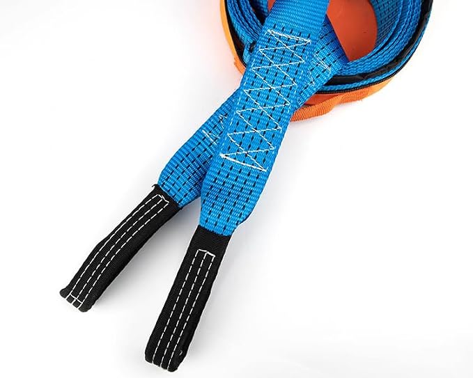 Heavy Duty Tow Strap with Safety Metal Hooks 5M, 8T Strong Break strengthened - Image 2