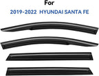 Window Visors Rain Guards for 2019 2020 2021 2022 2023 Hyundai Santa Fe - Image 2