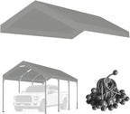 10'x20' Upgraded Carport Replacement Top Canopy Cover by Vanteriam