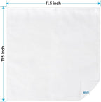 HOMEXCEL White Microfiber Cleaning Cloth, 12 Pack Premium Microfiber Towels - Image 7