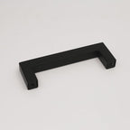 Matte Black Cabinet Pulls Kitchen Drawer Door Flat Square Bar Goldenwarm Pull - Image 9
