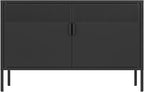 2 Door Storage Sideboard, Metal Storage Cabinet - Image 3