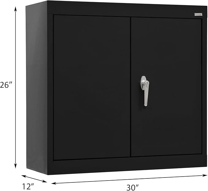 Sandusky Lee WA11301226-09 Wall-Mount Metal Storage Cabinet - Image 2