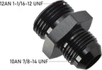 10AN Male Flare to 12AN ORB O-ring Boss Fuel Pump Rail Adapter Fitting Aluminum - Image 2