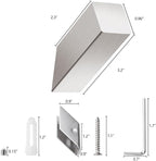 NINETREX Towel Hooks Brushed Nickel Stainless Steel 4 Pack Heavy Duty Modern - Image 5