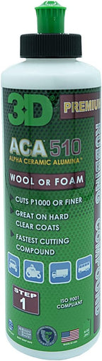 3D ACA 510 Rubbing Compound – Fast-Cutting Paint Correction Compound by 3DCarCare