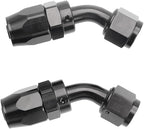 LokoCar 8AN Hose End Fitting 45 Degree Swivel by GetToKnowEachOther