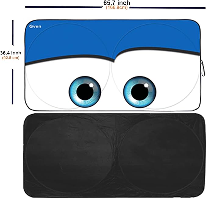 Gven Windshield Sun Shade 2025 Windshield Cover Sun Shade Automotive Interior - Image 2