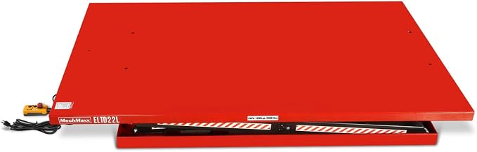 2200 lbs Capacity Stationary Powered Hydraulic Double Scissor Lift Table - Image 9