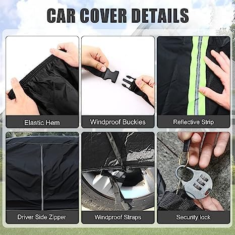 Waterproof Car Cover Compatible - Image 5