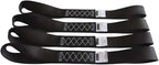 Soft Loop Tie Down Straps Black Breaking Strength 10, 000 LBS Heavy Duty 1.5 - Image 2