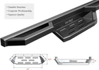 APS 304 Stainless Steel 6.5in Side Bars Pocket Steps Square Tube Rocker Guards - Image 3
