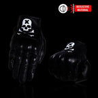 Goatskin Leather Motorcycle Motorbike Powersports Racing Gloves Reflective - Image 4