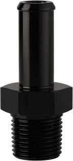 3/8 NPT Male to 1/2" Hose Barb Fitting Adapter Nipple Straight Aluminum Black - Image 3