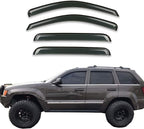Smoke Sun/Rain Guard Window Visors Compatible by GLDIFA