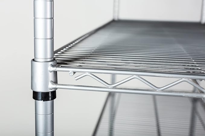 Omega 14" Deep x 42" Wide x 80" High 3 Tier Gray Starter Shelving Unit - Image 7