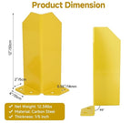 lesolar Pallet Rack Post Protectors, 1/5" Thickness Pallet Rack Frame Guard - Image 3