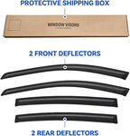 Window Visors Rain Guards for 2002 2003 2004 2005 2006 Nissan Altima, - Image 6