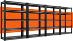REIBII 40" W Garage Shelving, Heavy Duty Storage Shelves Load 2500LBS, 5-Tier by REIBII