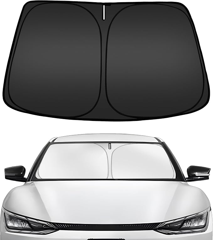 ARISMOTOR Windshield Sun Shade for Kia EV6 2022-2025 2026, Custom Fit Foldable by ARISMOTOR