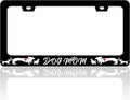 Dog Mom License Plate Frame Cute Animal License Plate Holder by TINALUIN