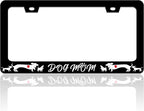 Dog Mom License Plate Frame Cute Animal License Plate Holder by TINALUIN