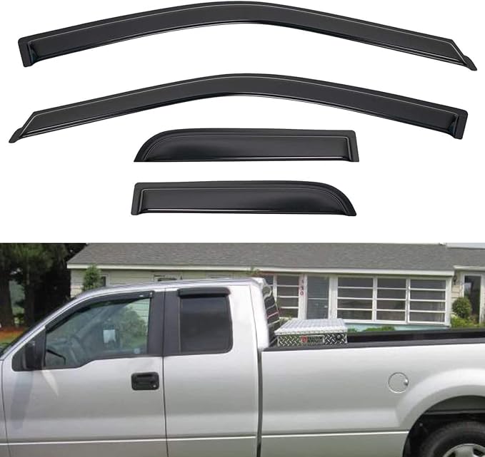 4pcs Window Visors Compatible by LQQDP
