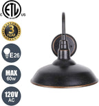 14in Outdoor Gooseneck Barn Light - Image 8