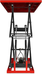 2200 lbs Capacity Stationary Powered Hydraulic Double Scissor Lift Table - Image 7
