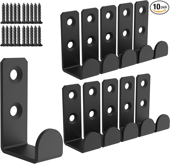 Wall Hooks Coat Hook Robe Hanging Robe & Towel Hooks, Utility Hooks Indoor by Aufuga