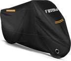Favoto Motorcycle Cover Waterproof All Weather Universal Fits up to 108 inches by Favoto