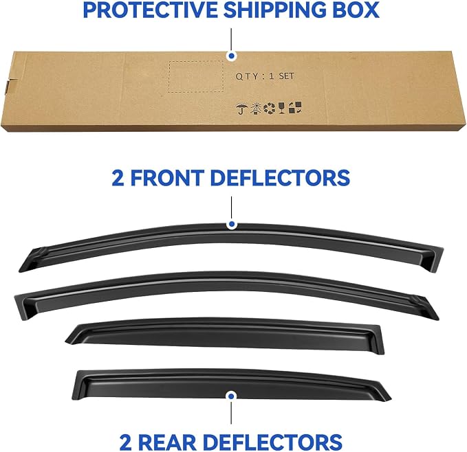 Window Visors Rain Guards Shield - Image 5