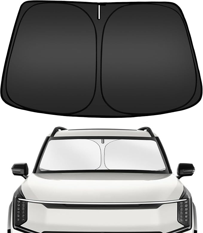ARISMOTOR Windshield Sun Shade for Kia EV9 2024-2025, Custom Fit Foldable Front by ARISMOTOR
