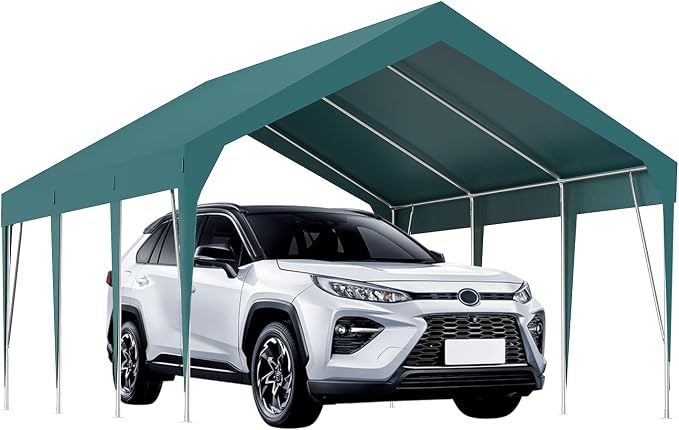 12x20ft Heavy Duty Carport Outdoor Car Canopy UV Resistant Waterproof Party by Wpond