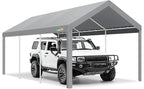 COBIZI Carports 10x20 Heavy Duty Car Tent Garage, Galvanized Frame Car Canopy by COBIZI