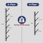 Skateboard Rack Wall Mount – Skateboard Wall Hanger, Snowboard Display Wall - Image 3