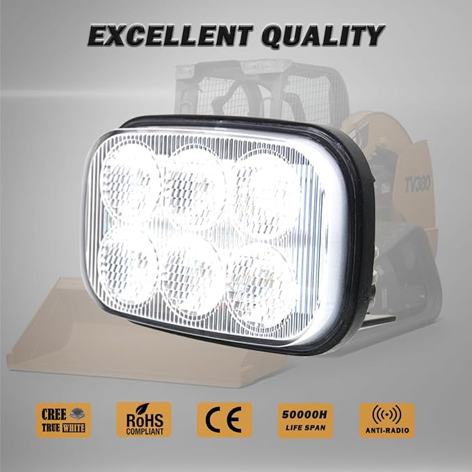LED Work Light Flood Beam Compatible - Image 2