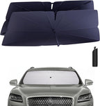Windshield Sun Shade Umbrella for 2019-2023 Lincoln Nautilus Accessories: by HIMUMOY