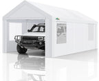 COBIZI Carport Canopy 12x20 Heavy Duty Portable Garage by COBIZI