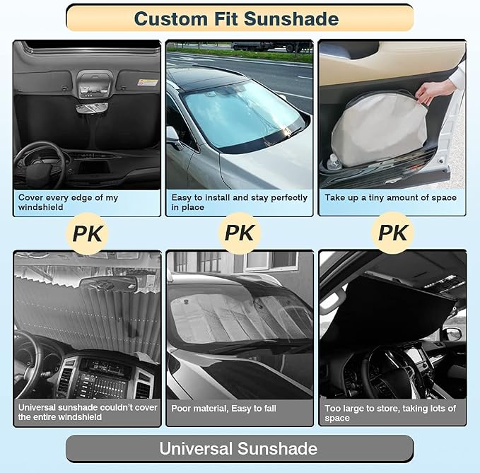 Cartist Windshield Sun Shade Compatible - Image 6
