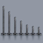 #8×1-1/2” for Sheet Metal Self-Tapping Screws 410 Black Stainless Steel Truss - Image 5