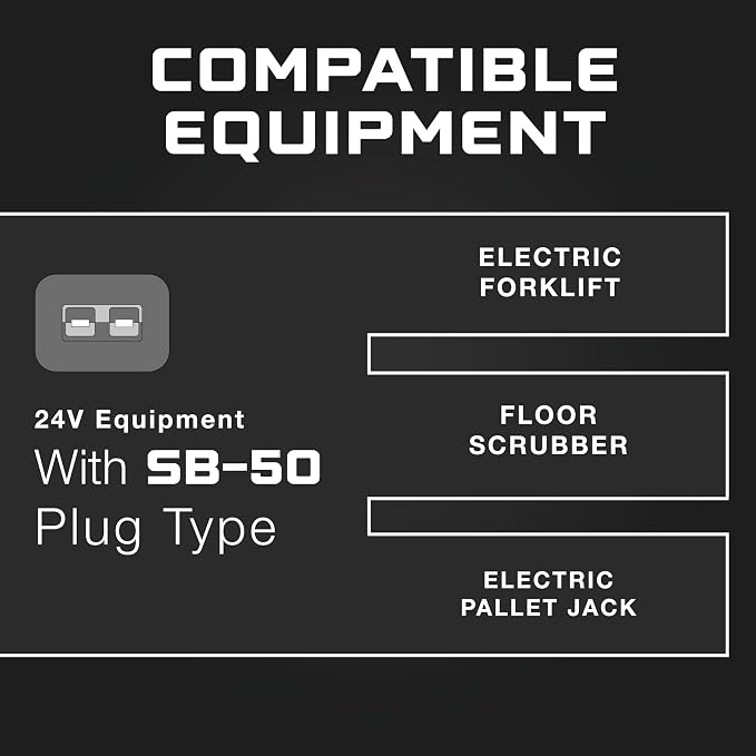 FORM 24 Volt Battery Charger for Genie Skyjack, JLG Scissor Lift, Electric - Image 2