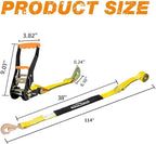 Heavy Duty Adjustable Car Tie Down Kit - Image 3