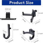 6 Pcs ABS Storage Shed Tool Hooks, Heavy Duty Shed Accessories & Hooks - Image 3