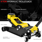 DNA MOTORING Low Profile Hydraulic Trolley Service/Floor Jack, 4 Ton Capacity - Image 2