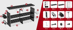 Power Tool Organizer Wall Mount, Heavy Duty 4-Tier Garage Storage Rack - Image 9