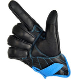 Harssidanzar Women's Motorcycle Gloves, Leather Motorcycle Gloves, Motorbike - Image 3