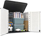 HOMSPARK Storage Shed Weather Resistance, Horizontal Storage Shed - Image 5